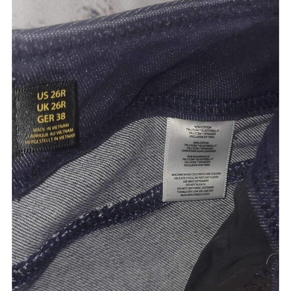 Noble Equestrian Dark Denim With Suede Riding Pant 26R - Picture 5 of 6